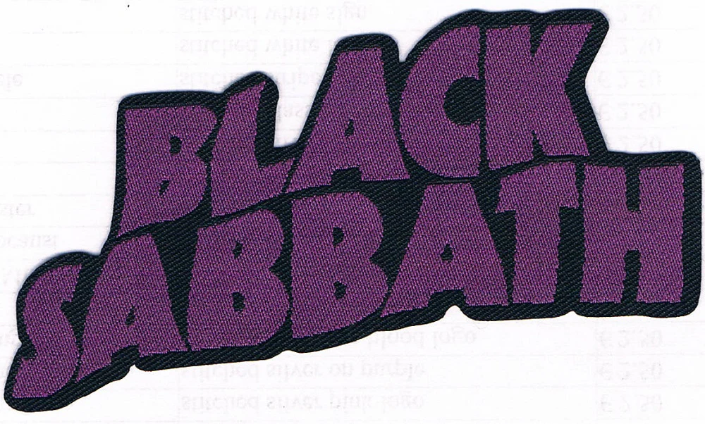 Black Sabbath | Shape Logo Woven Patch - Image 2