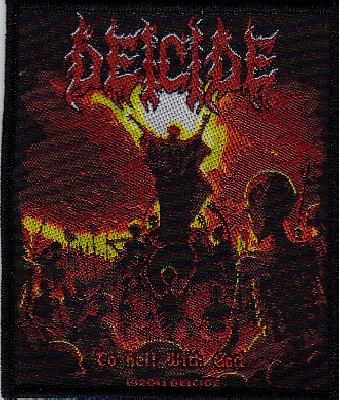 Deicide | To Hell With God Woven Patch - Image 2