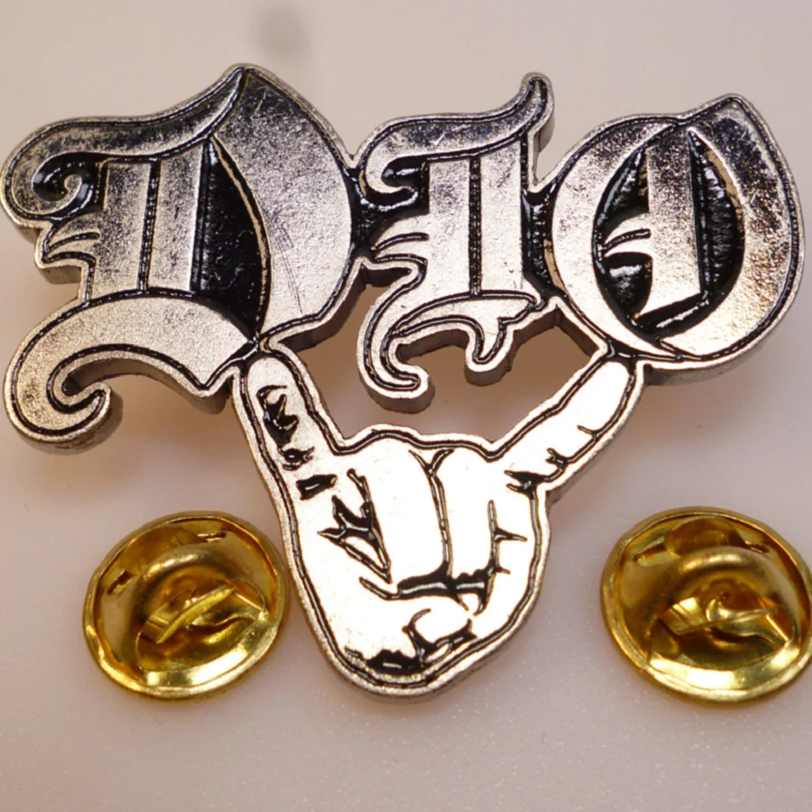 Dio | Pin Badge Horns - Image 2
