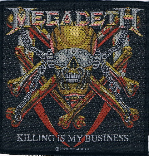 Megadeth | Killing Is My Business Woven Patch - Image 2