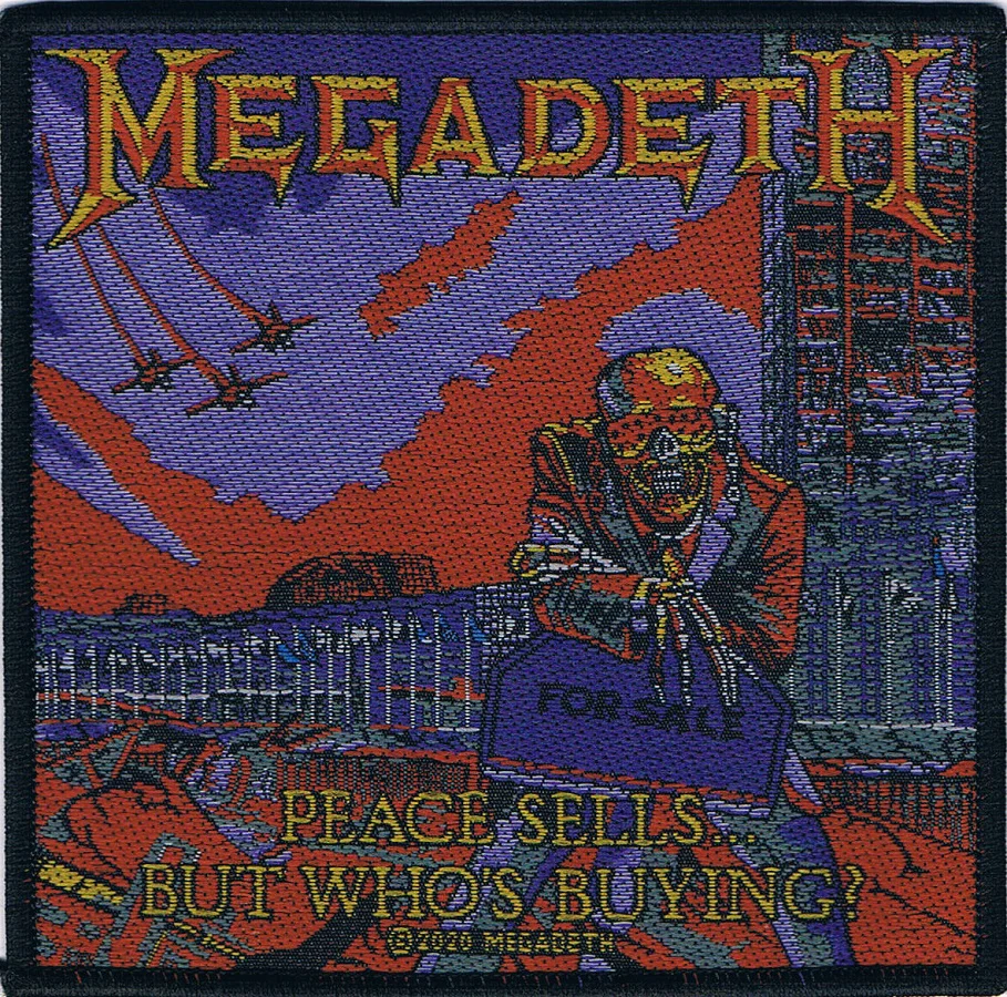 Megadeth | Peace Sells But Who's Buying Woven Patch - Image 2