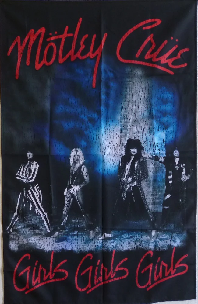 Motley Crue | Girls Girls Girls Flag - Image 2