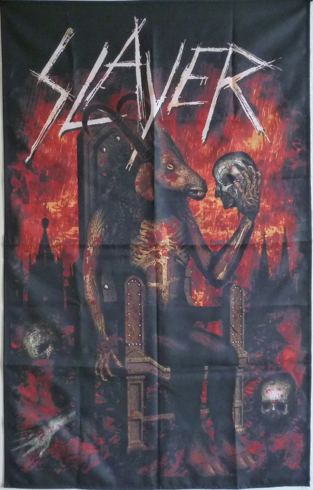Slayer | Devil On Throne Flag - Image 2